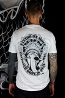 TS-GAN-BLANC Tattoo-on-move T-shirt Ganesh Tattooed-body-is-beautifful